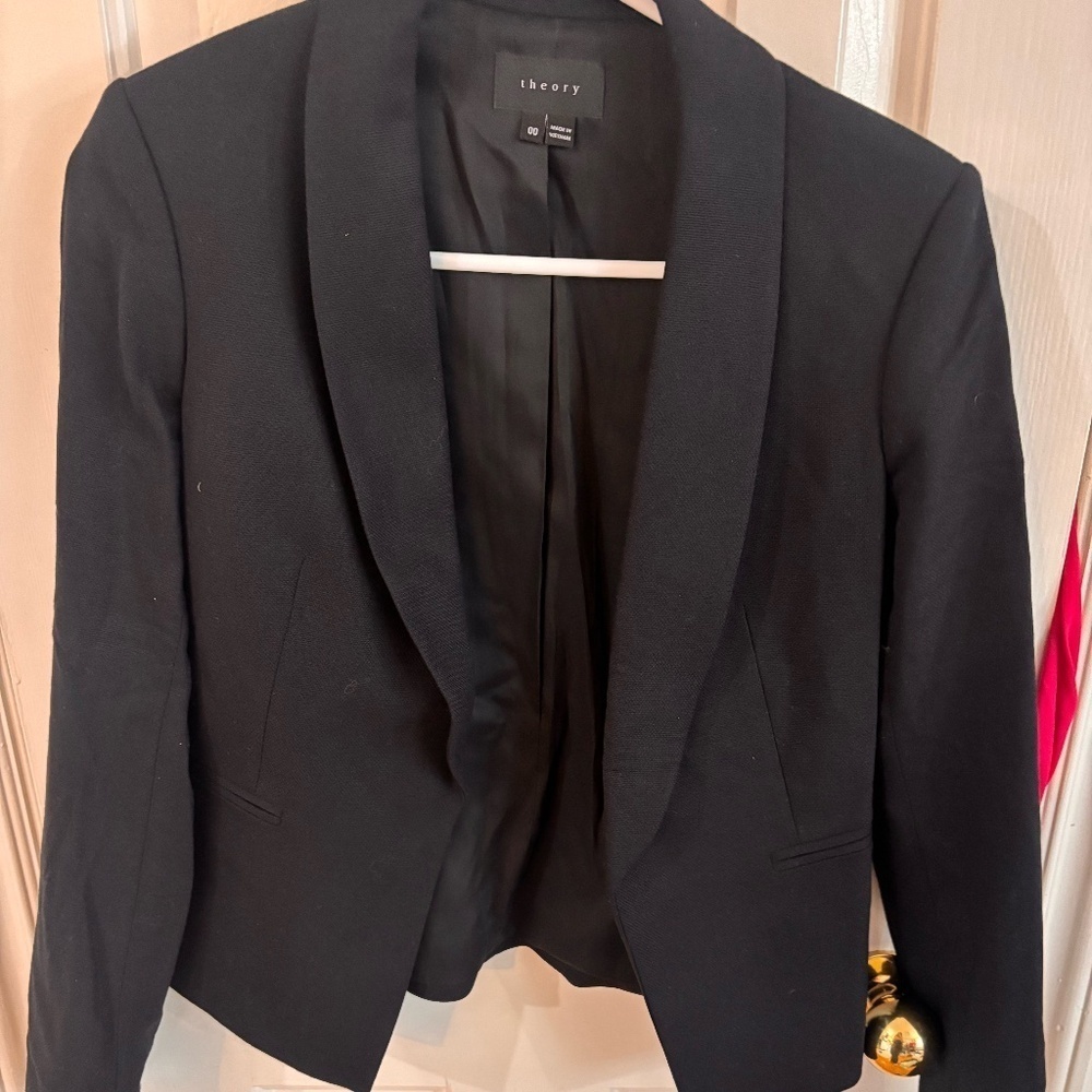 Theory blazer black mint condition